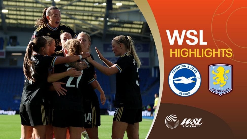 Late Wilms goal helps Villa snatch point against wasteful Brighton