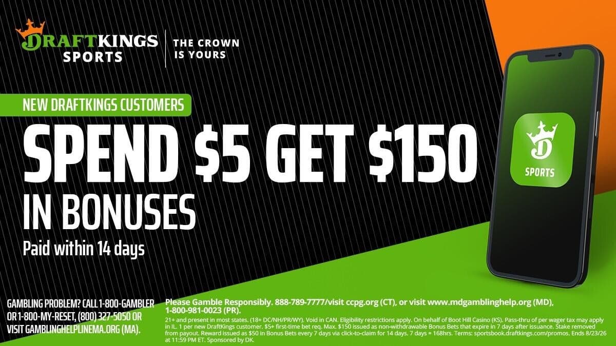 Use DraftKings promo code to get $150 in bonus bets by targeting Giants vs. Rams, NFL Monday Night Football