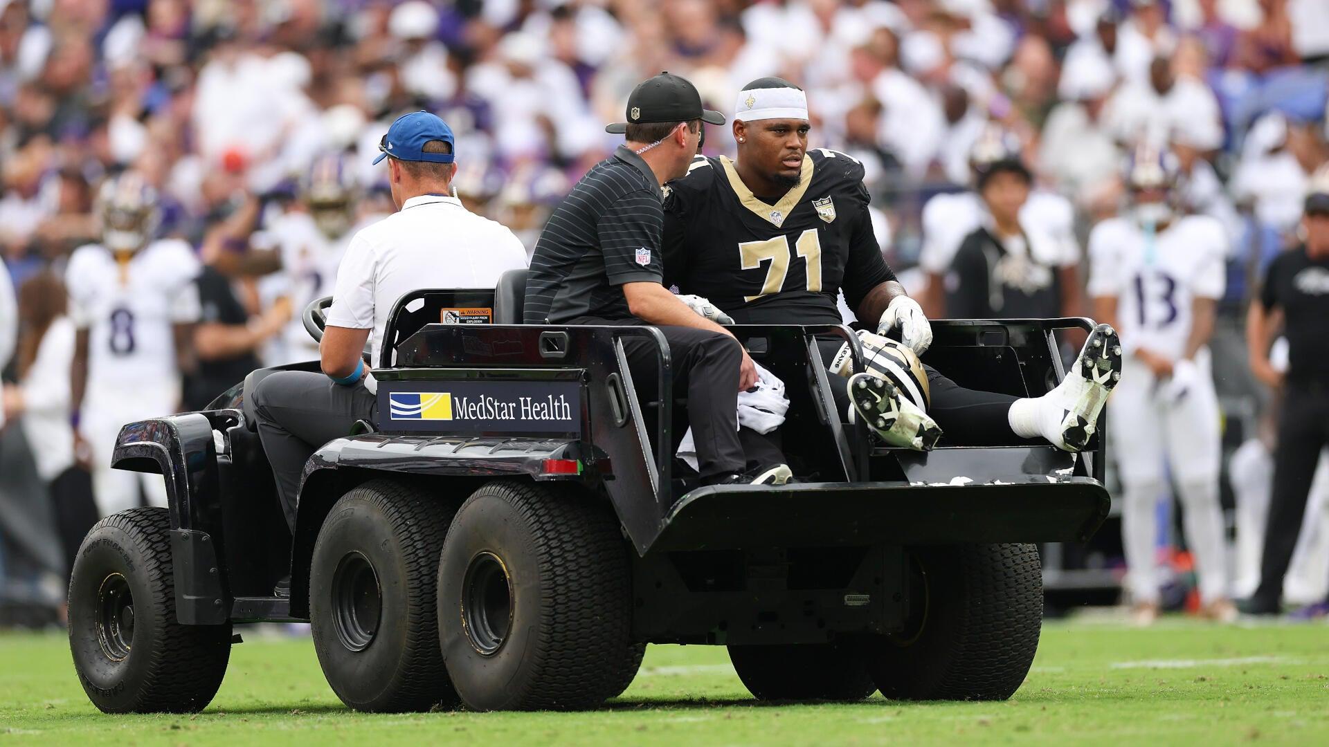 Saints left tackle Kelvin Banks Jr. suffers ankle injury: New Orleans loses 2025 No. 9 overall pick