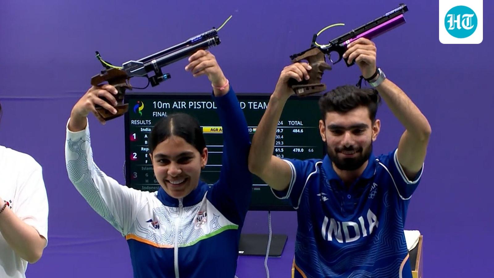 Asian Games: Dominant Suruchi-Kamaljeet win mixed team gold